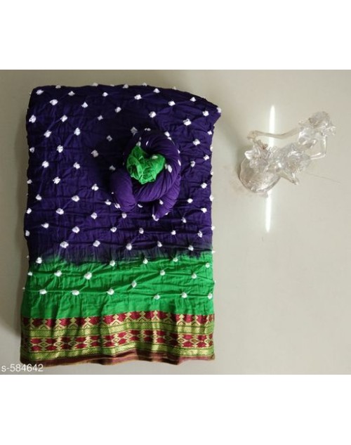Lootkabazaar Charvi Alluring Cotton Bandhani Printed Sarees (LCACBPS003)